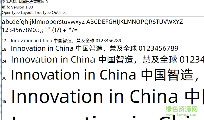 阿里巴巴普惠字体下载 阿里巴巴普惠字体下载