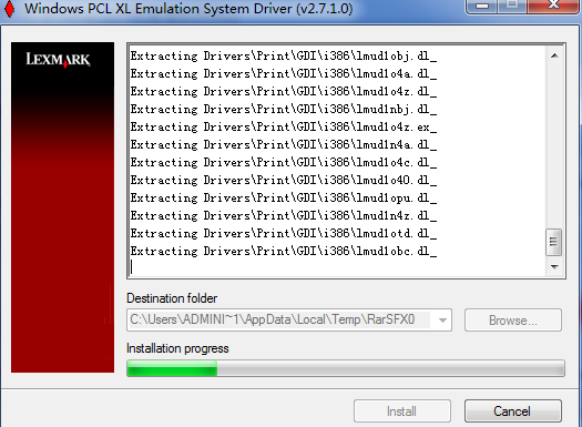 Lexmark����ͨ�ô�ӡ������PCL XL��������