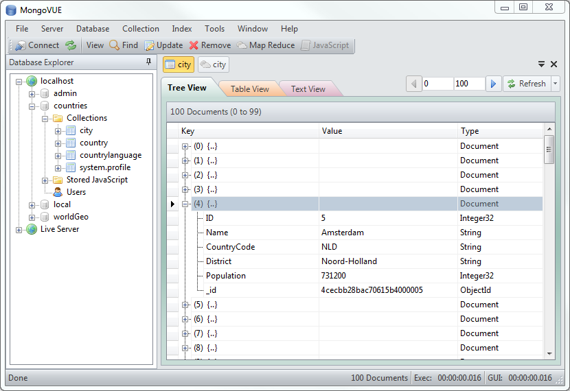 MongoVUE(MongoDB�ͻ��˹���)����