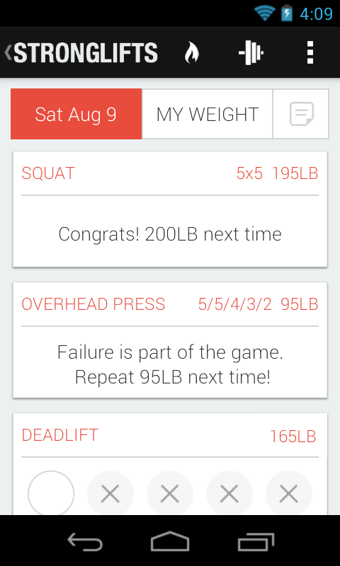 ��������(StrongLifts 5x5 Workout)����